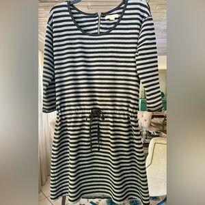 G.H. Bass & Co. Black and White Striped Kids Dress